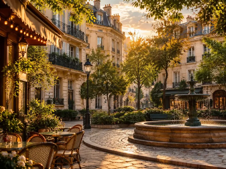 Una calle de la Nouvelle Athènes, a pocos pasos del museo